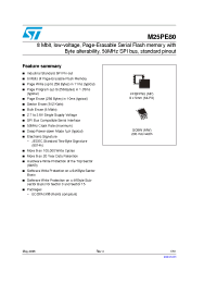 Datasheet M25PE80 manufacturer STMicroelectronics
